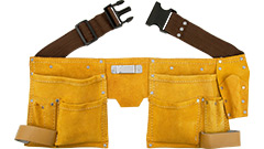 06406 Leather tool apron_11 pocket