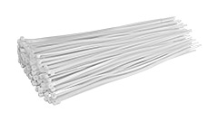 96014 Cable ties 3.6x250mm_white/100pcs.