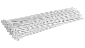 96016 Taśmy kablowe 3.6x370mm_białe/100szt.